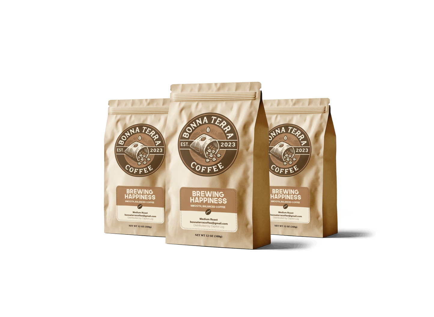3 Pack Medium Roast Blend - 12oz